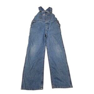 Vintage Union Bay Light Wash Denim Overalls Adult L 100% Cotton 90s Y2k E24.1
